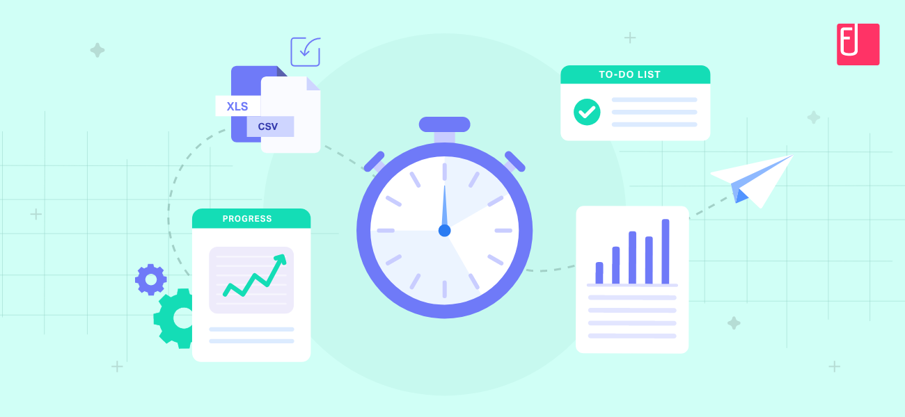 Illustration of Daily Online Time Tracking Software